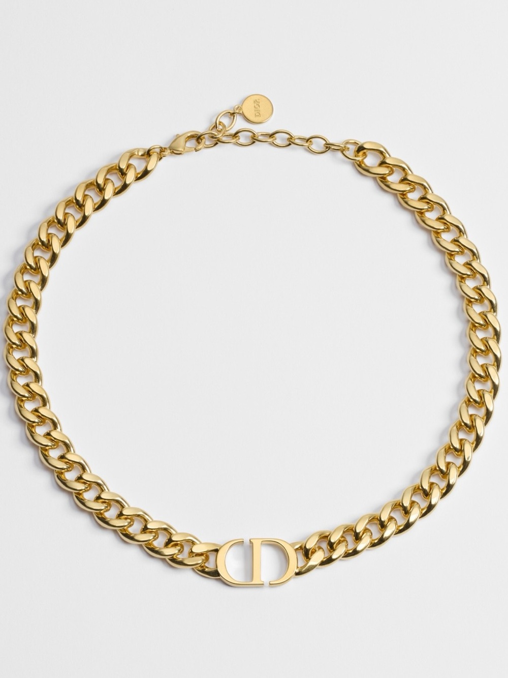 Dior 30 Montaigne Short Necklace
Gold-Finish Metal